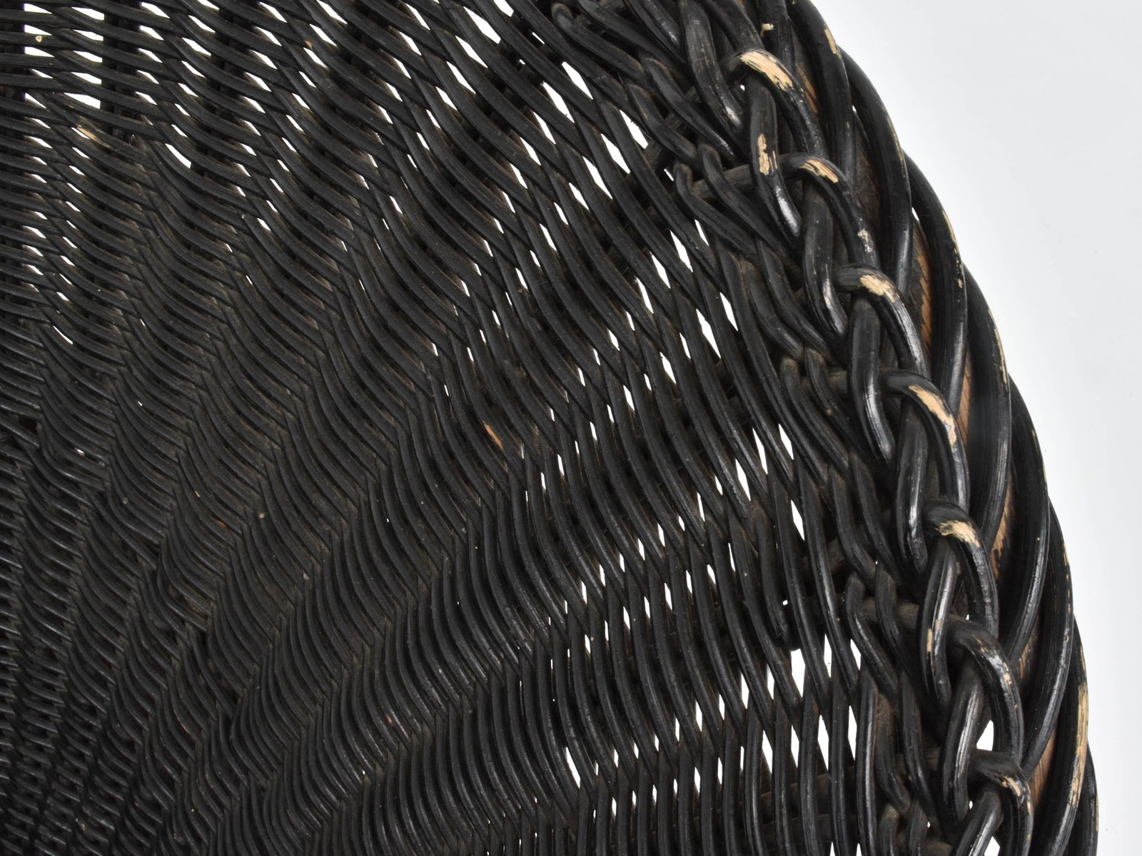 Set of Vintage Woven Wicker Armchairs by Egon Eiermann - 8