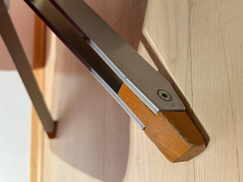 Red Convertible Sofa attributed to Bonaldo, 1980s - 15