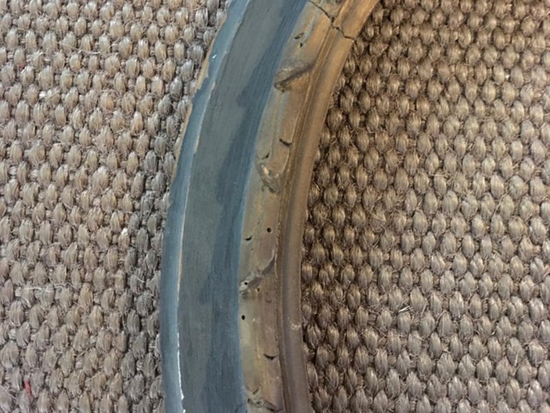 Neoclassical Oval Grey and Gold Wood Frame, Italy - 10