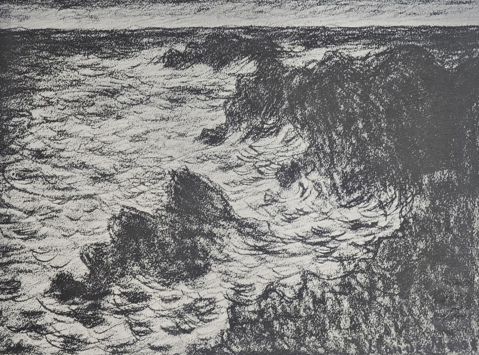 After Claude Monet, The Sea at Belle-Isle, Lithograph - 10