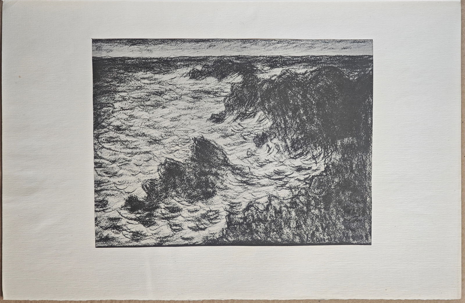 After Claude Monet, The Sea at Belle-Isle, Lithograph - 3