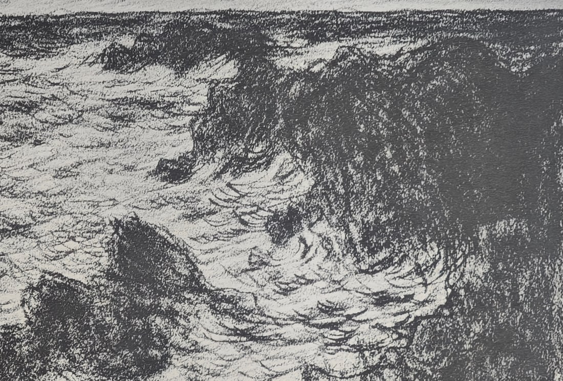 After Claude Monet, The Sea at Belle-Isle, Lithograph - 4
