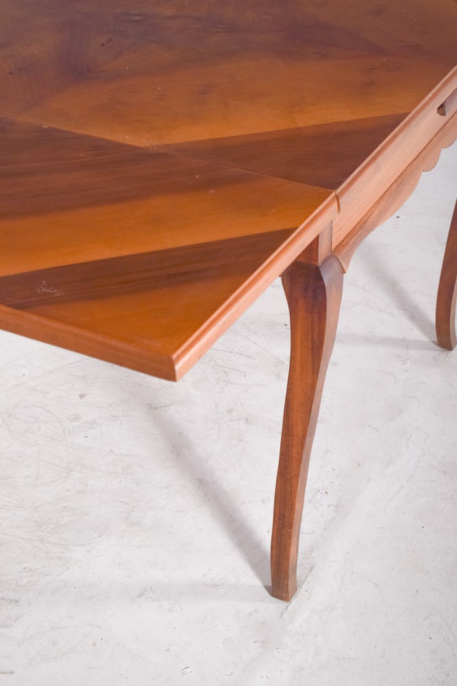 European Extendable Square Dining Table - 12