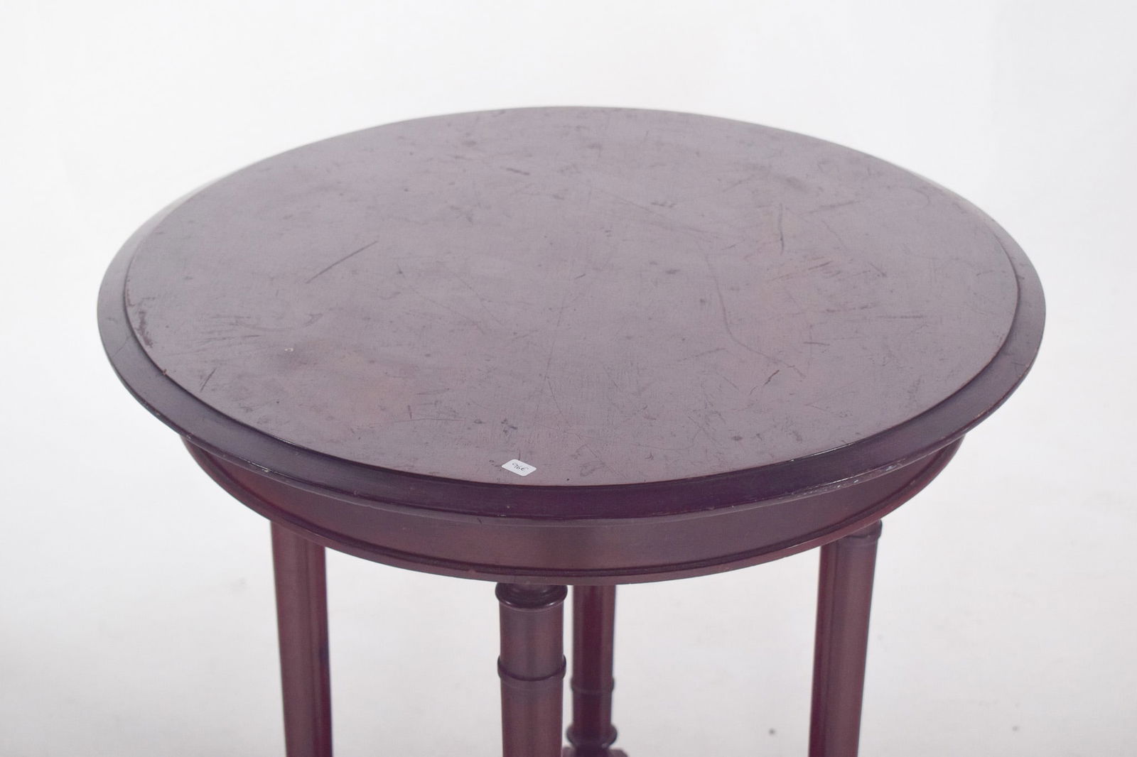 English Round Wood Coffee Table, 1890s - 3