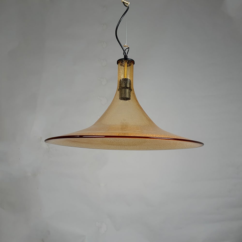 Vintage Pendant Light by Mariana Iskra, 1980s - 12