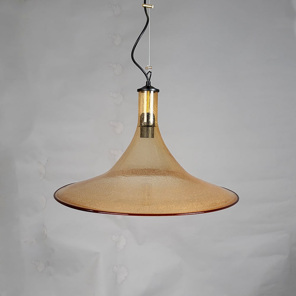 Vintage Pendant Light by Mariana Iskra, 1980s - 3