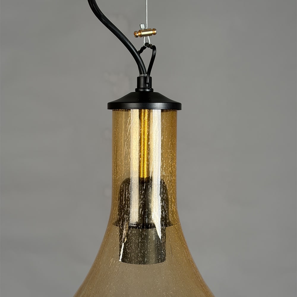 Vintage Pendant Light by Mariana Iskra, 1980s - 4