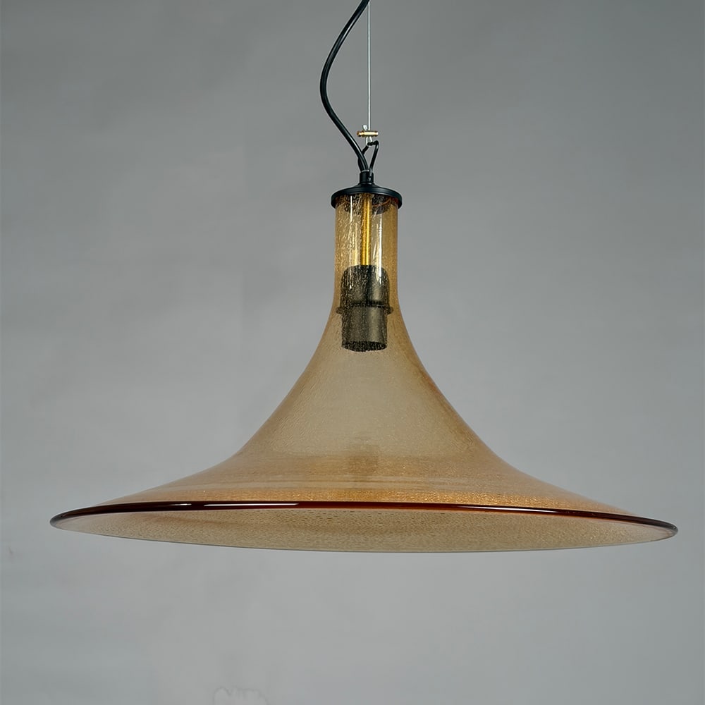 Vintage Pendant Light by Mariana Iskra, 1980s - 7