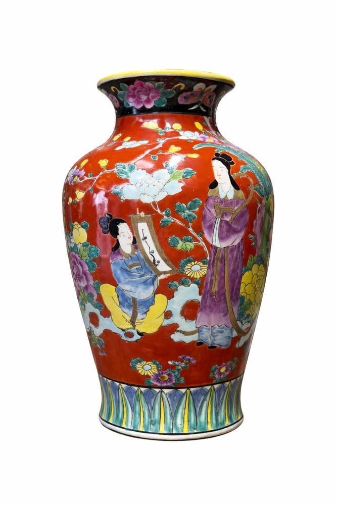 Japanese Kutani Porcelain Vases, 1890s, Set of 2 - 3