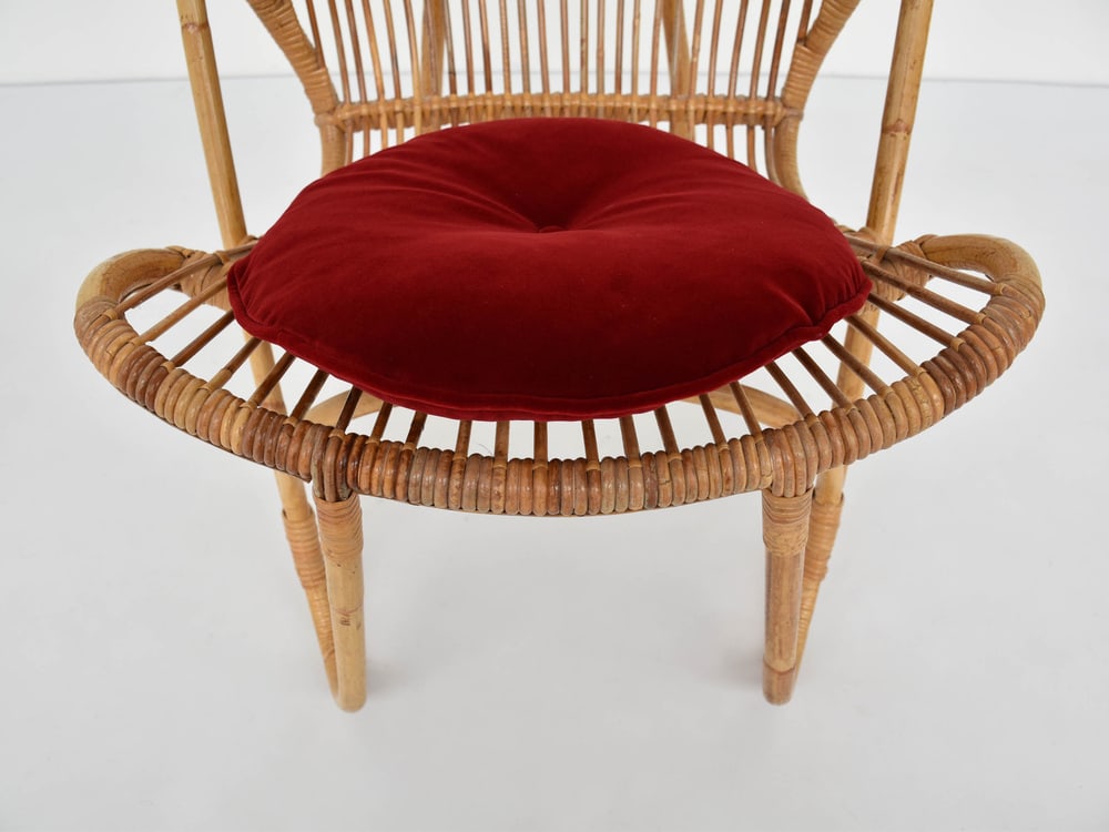 Set of Modern Bamboo Armchairs by Viggo Boesen, 1966 - 7