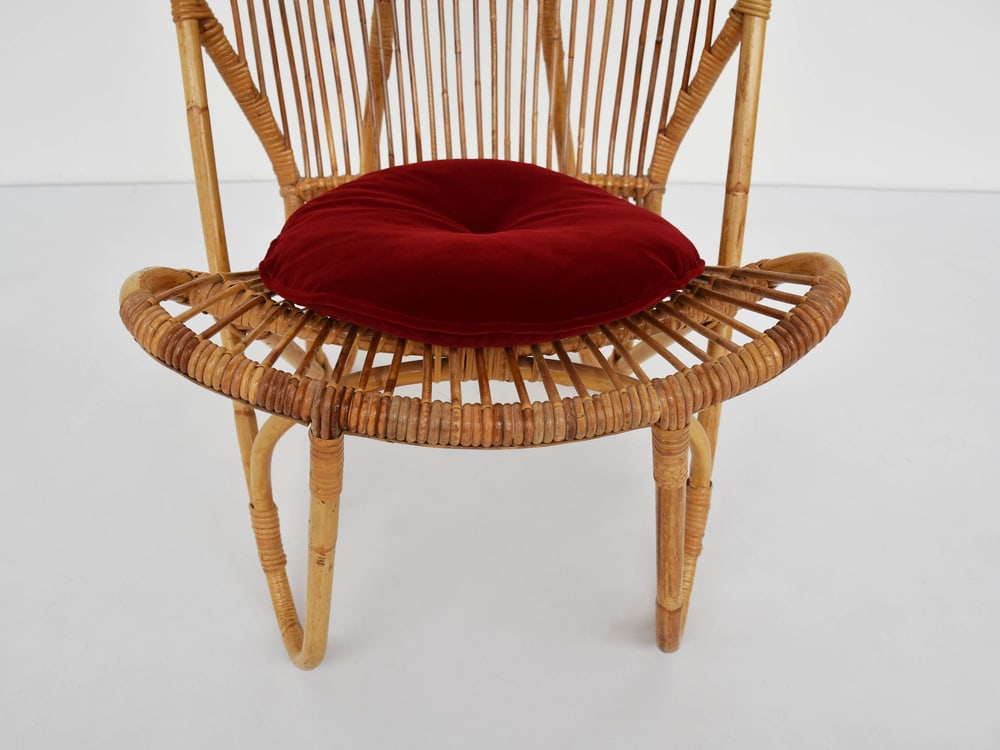 Set of Modern Bamboo Armchairs by Viggo Boesen, 1966 - 8