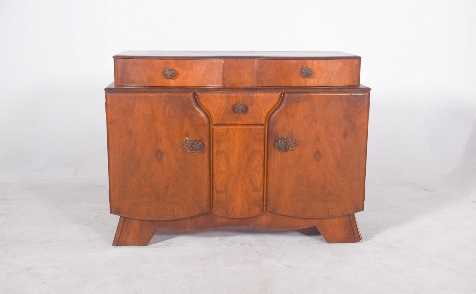 Vintage English Art Deco Sideboard, 1920 - 4