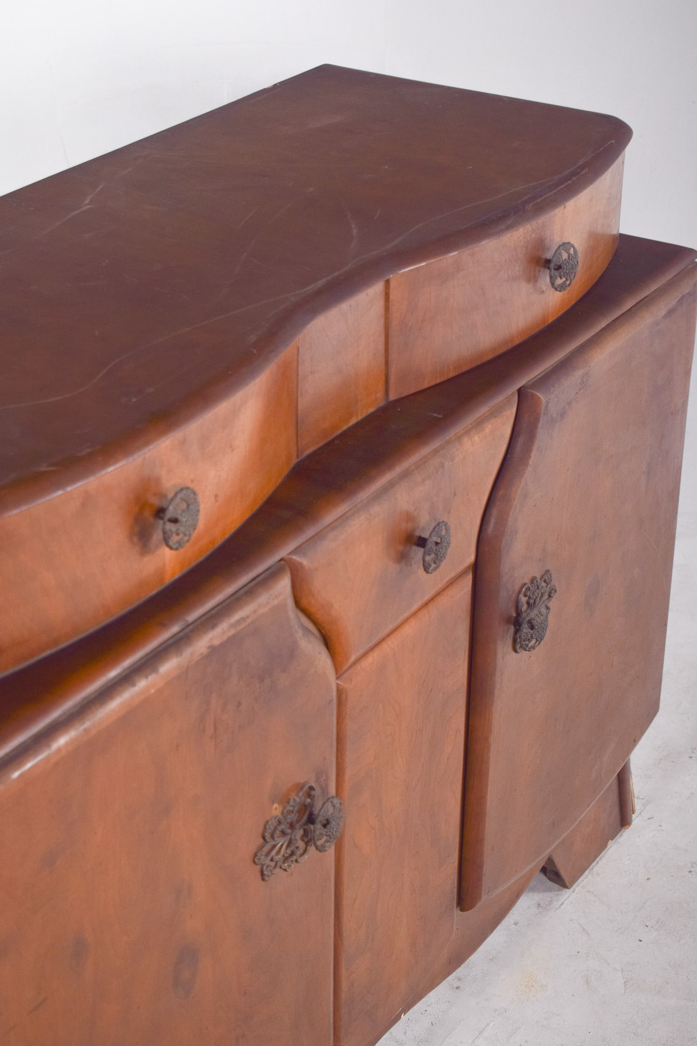 Vintage English Art Deco Sideboard, 1920 - 6