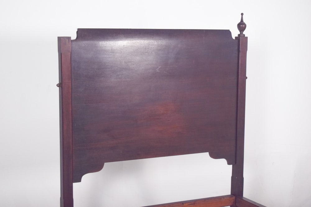 Antique Portuguese Mahogany Bed, 1890 - 11