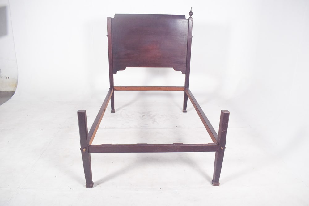 Antique Portuguese Mahogany Bed, 1890 - 8