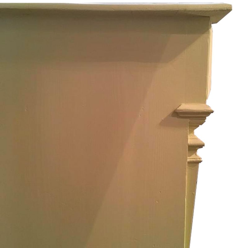 Yellow Wood Buffet with Yellow Glass Shelves, 1850 - 15