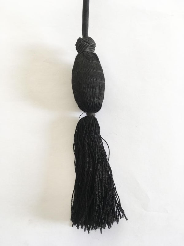 Glass Perfume Sprayer with Black Silk Air Pump, 1930 - 10