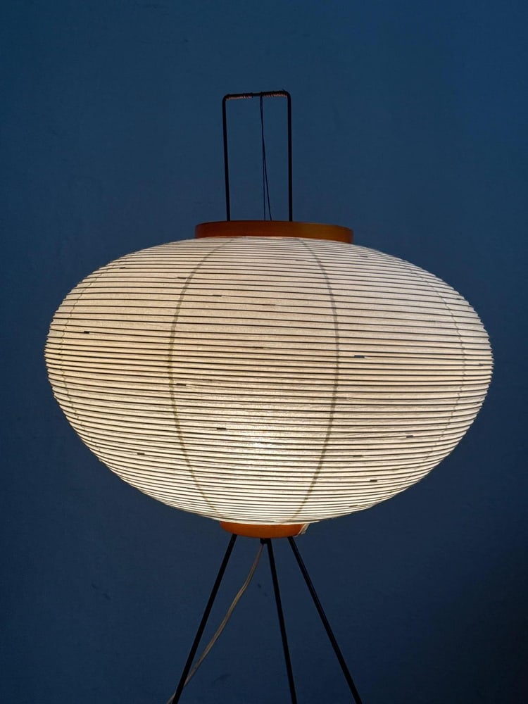 Paper Akari 10A Floor Lamp attributed to Noguchi, 1990s - 2