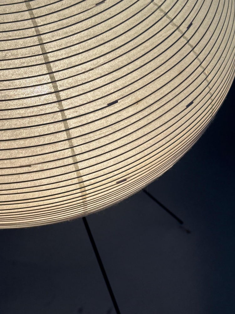 Paper Akari 10A Floor Lamp attributed to Noguchi, 1990s - 6
