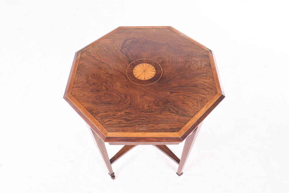 Antique English Rosewood Side Table - 3