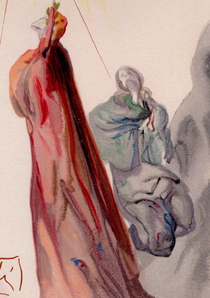 Salvador Dali, The Cross of Mars, 1964, Woodcut - 5