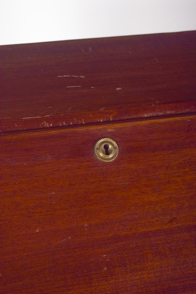 Antique Paper Chest of Drawers in Mahogany, 1890s - 11