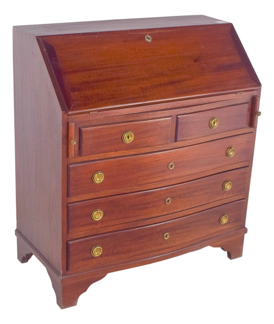 Antique Paper Chest of Drawers in Mahogany, 1890s (1 of 12)