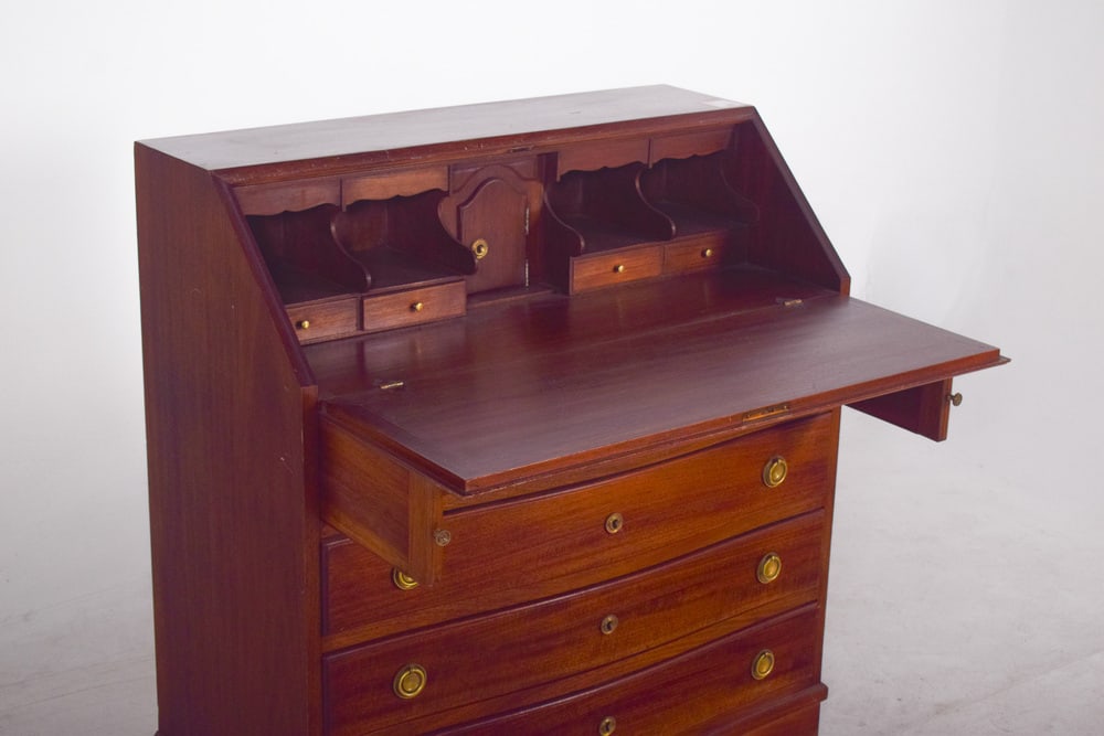 Antique Paper Chest of Drawers in Mahogany, 1890s - 3