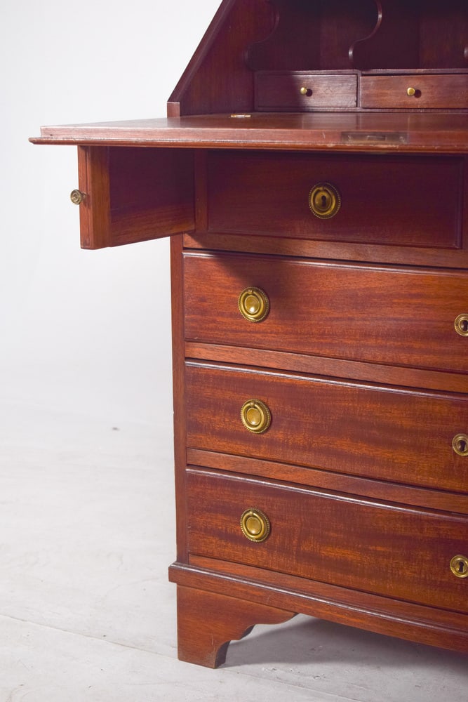 Antique Paper Chest of Drawers in Mahogany, 1890s - 5