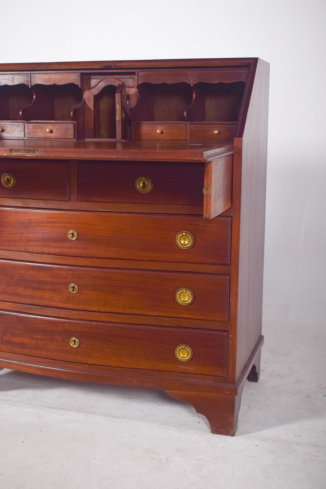 Antique Paper Chest of Drawers in Mahogany, 1890s - 6