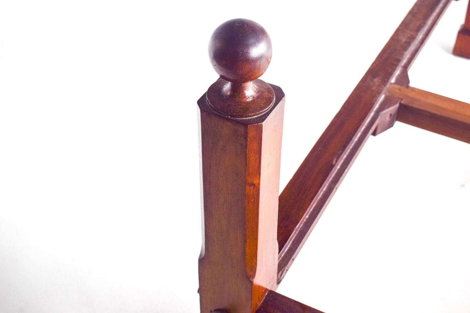 Vintage Portugese Double Bed in Rosewood, 1890 - 4