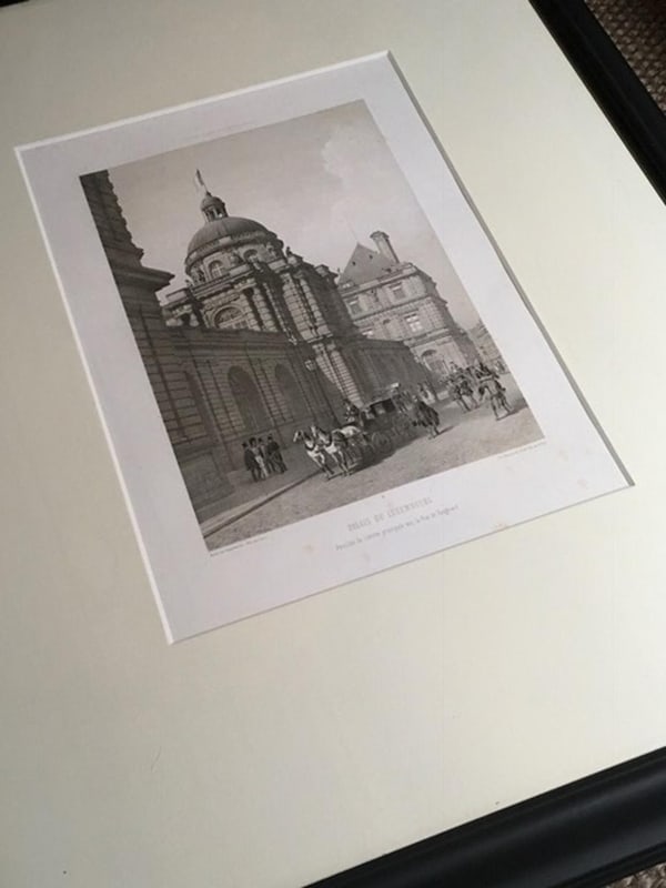 French Artist, Paris, Black and White Print on Paper - 19