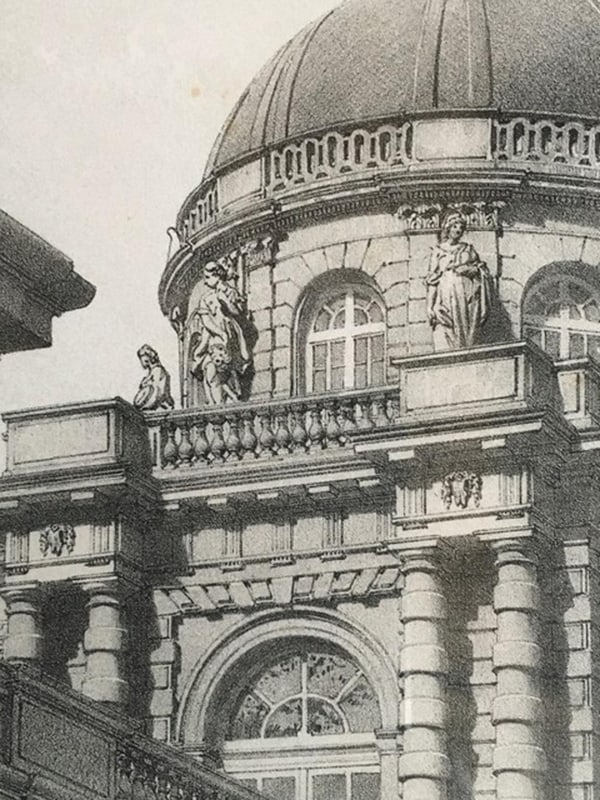 French Artist, Paris, Black and White Print on Paper - 3