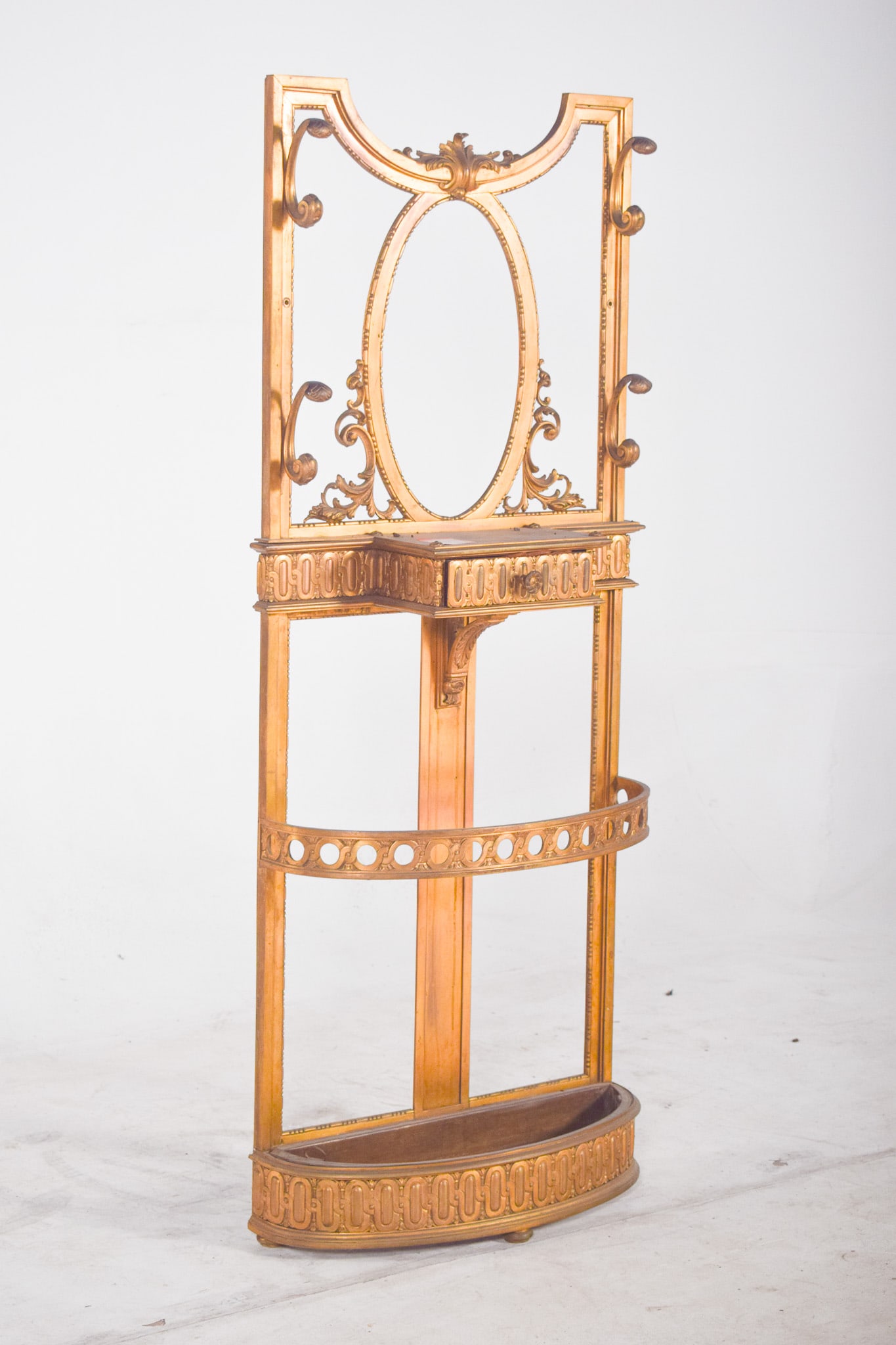 Portuguese Gilded Iron Coat Stand, 1920 - 5