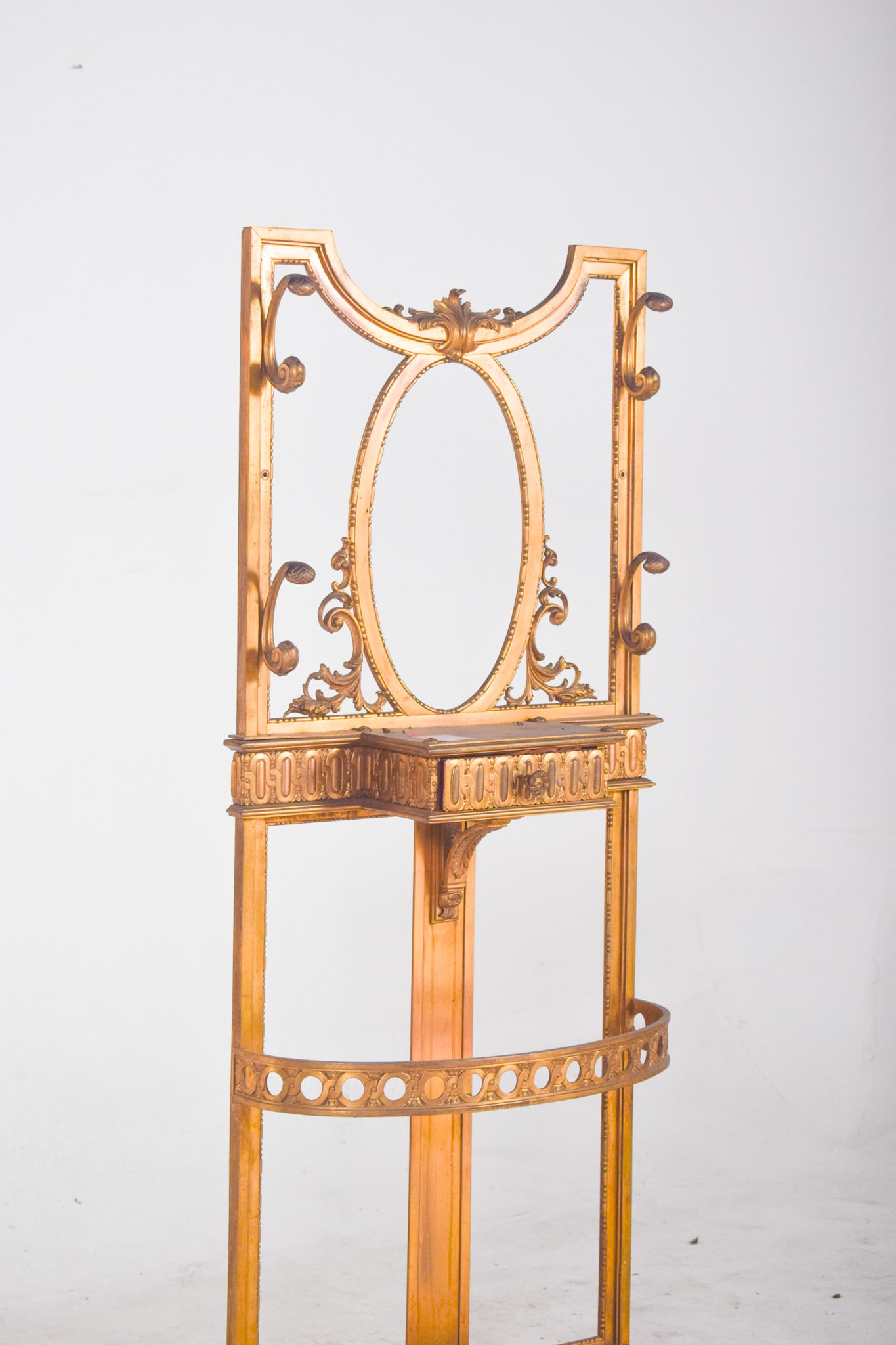 Portuguese Gilded Iron Coat Stand, 1920 - 6