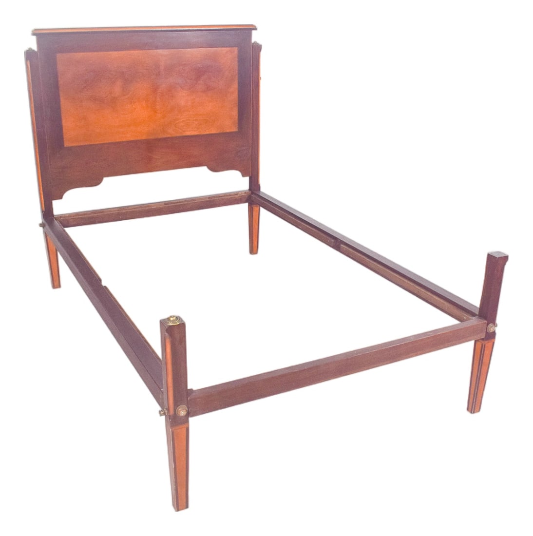 Portuguese Mahogany Double Bed, 1890 (1 of 9)