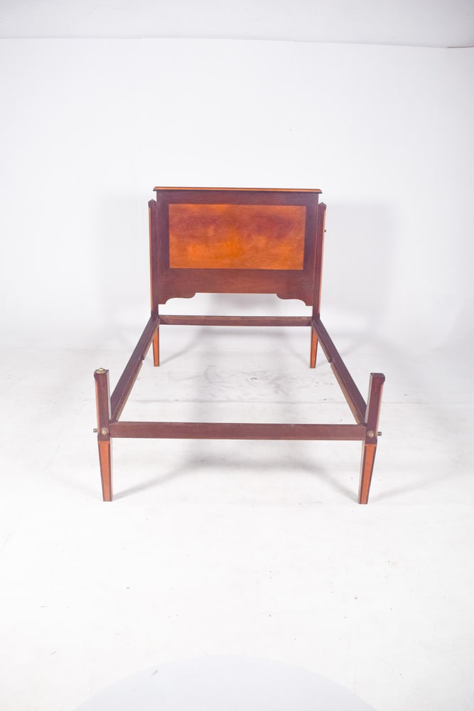 Portuguese Mahogany Double Bed, 1890 - 2