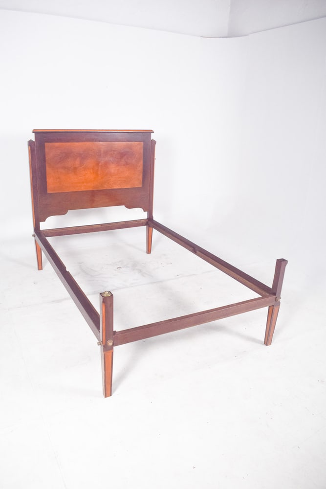 Portuguese Mahogany Double Bed, 1890 - 3