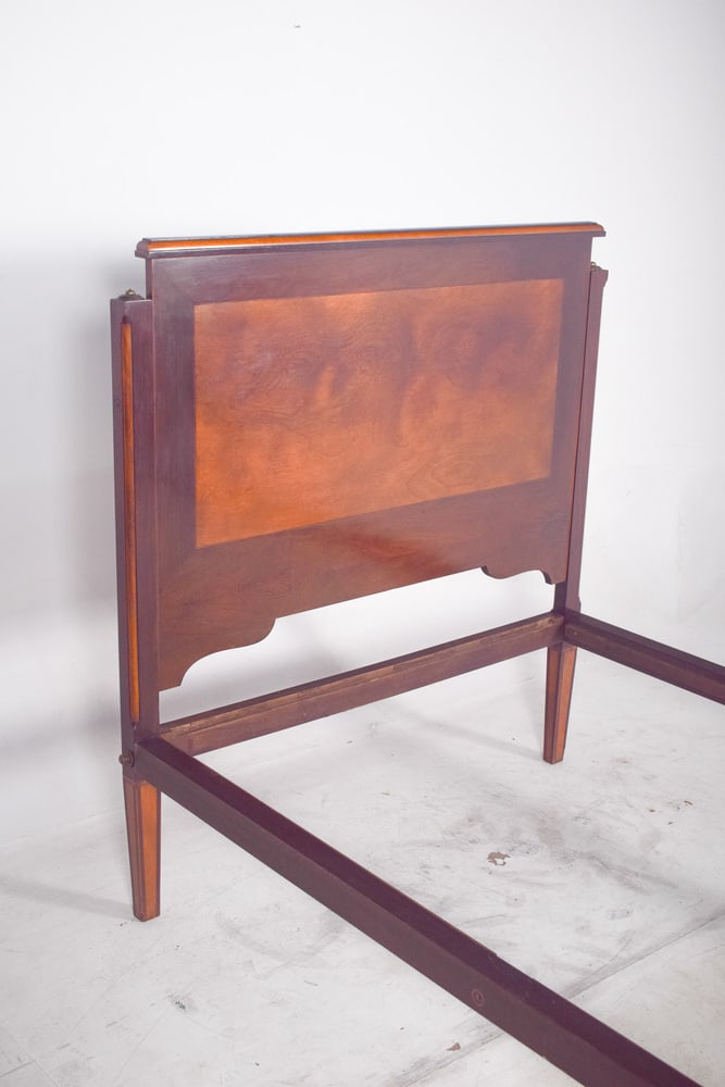 Portuguese Mahogany Double Bed, 1890 - 5