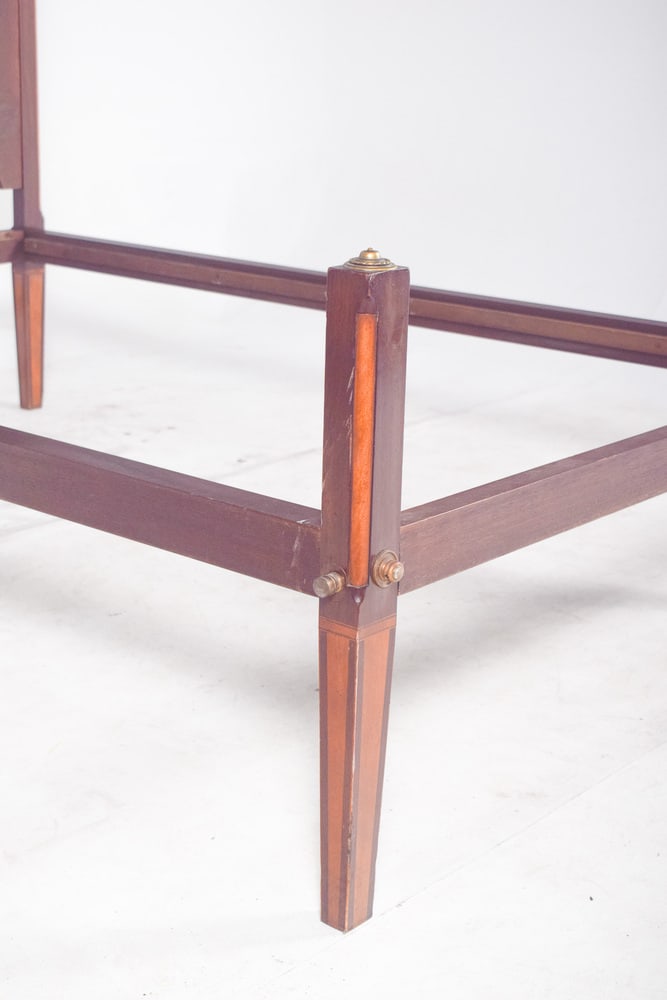 Portuguese Mahogany Double Bed, 1890 - 6