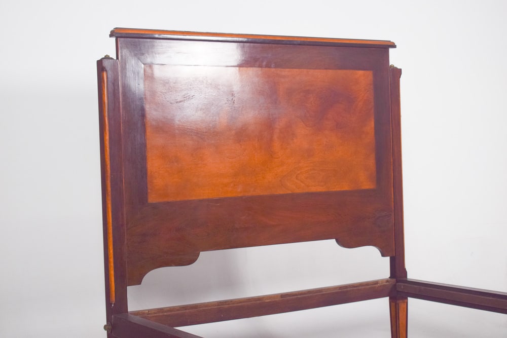 Portuguese Mahogany Double Bed, 1890 - 8