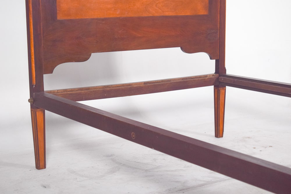 Portuguese Mahogany Double Bed, 1890 - 9