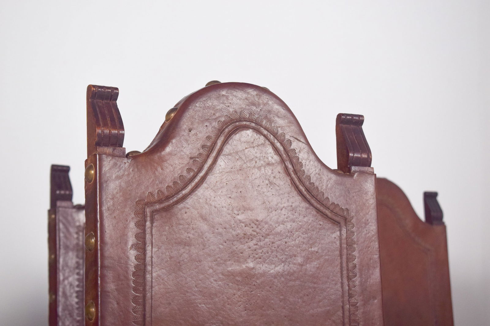 Dining Chairs with Leather Seats and Backs, Set of 5 - 3