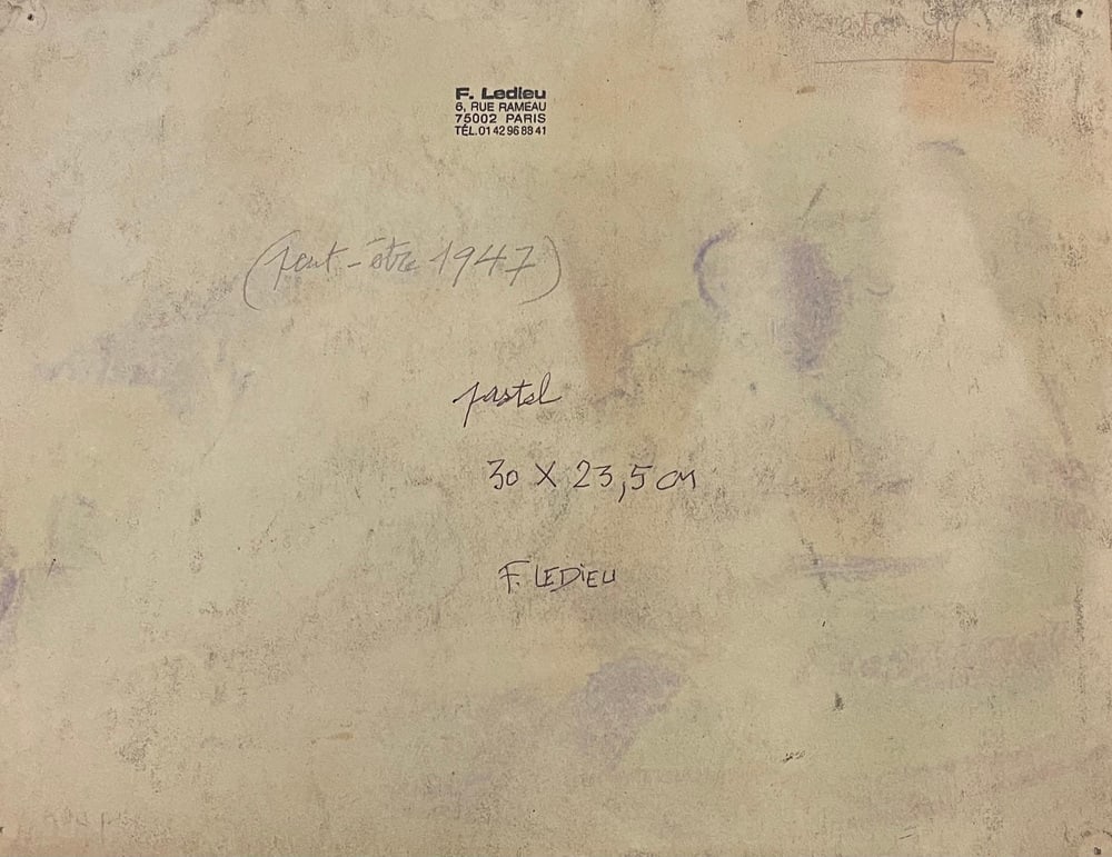 Francine Ledieu, Untitled, 1947, Pastel on Paper - 2