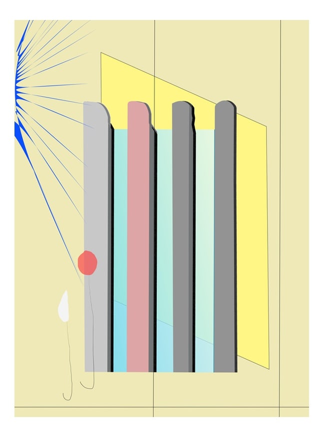 Tavartkiladze, The wisdom of the digital sunlight, Ink: Ink jet on paper (Digital art) Artwork also available on canvas Rusa Tavartkiladze is a female Georgian artist born in 1990 who lives and works in Tbilisi, Georgia. Her practice moves along the edge