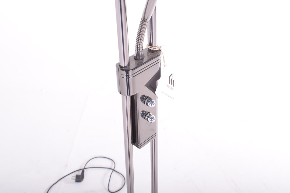 Danish Metal Floor Lamp, 1950s - 3