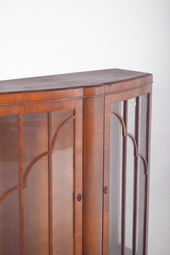 Portuguese Double-Door Showcase Cabinet, 1890s - 4