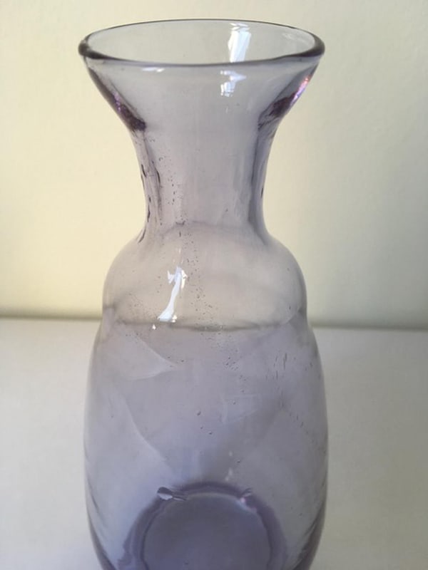 Postmodern Purple Murano Glass Bottle, Italy, 1960s - 13