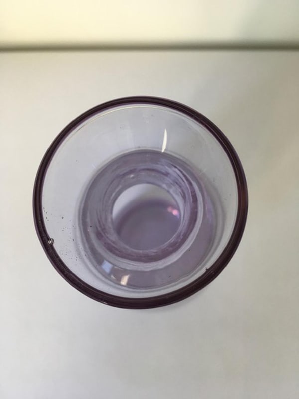 Postmodern Purple Murano Glass Bottle, Italy, 1960s - 14