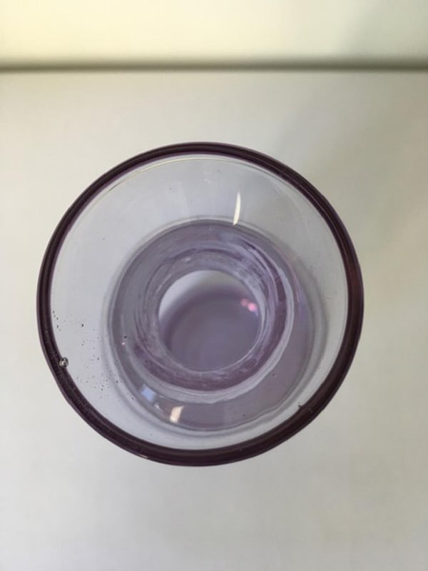 Postmodern Purple Murano Glass Bottle, Italy, 1960s - 17